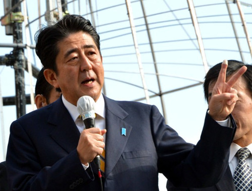 安倍晉三稱(chēng)日需用退役軍艦“防衛(wèi)”釣魚(yú)島（圖）