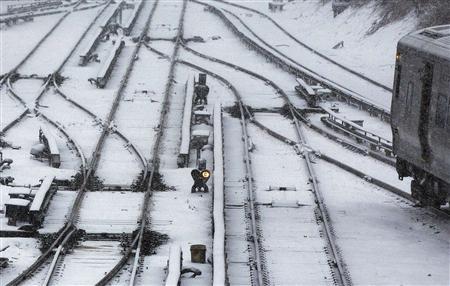 2月8日，紐約開始降雪。