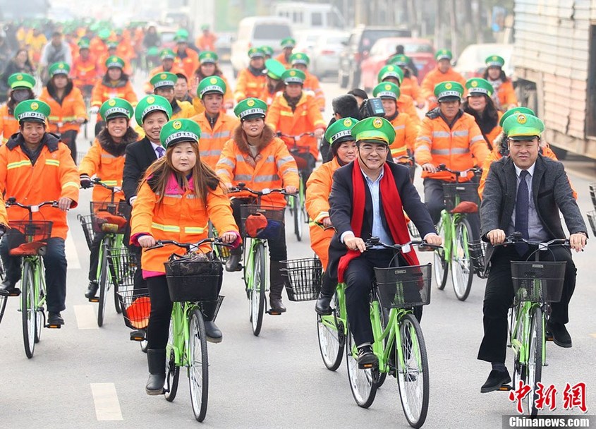 陳光標南京免費發(fā)自行車 郎朗助陣